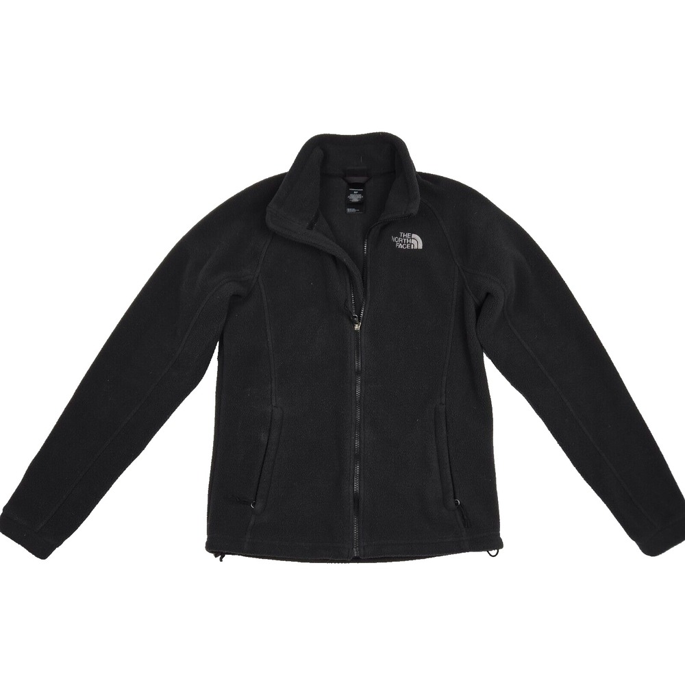 The North Face Womens Black Fleece Long‎ Sleeve Pockets Full-Zip Jacket Size S